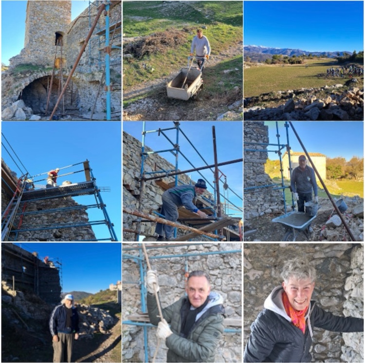 Castel Nuovo and volunteers