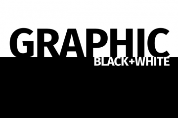 Graphic black and white