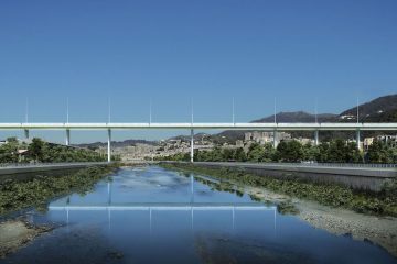 Renzo Piano bridge in Genoa