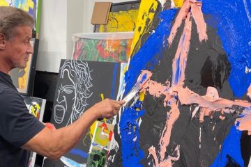 Sylvester Stallone in atelier