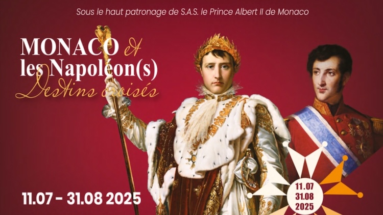 Monaco and the Napoleon(s) exhibition poster