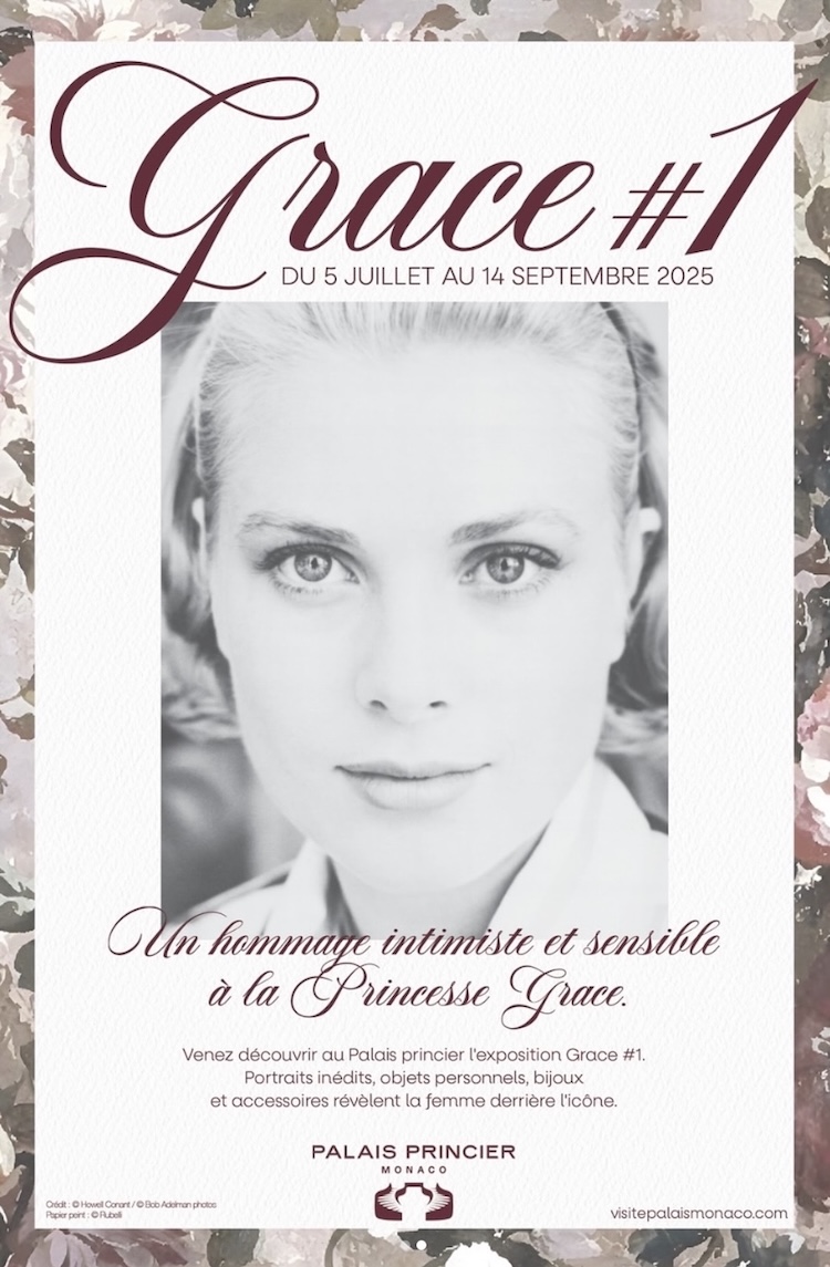 Poster for Princess Grace exhibition in Monaco