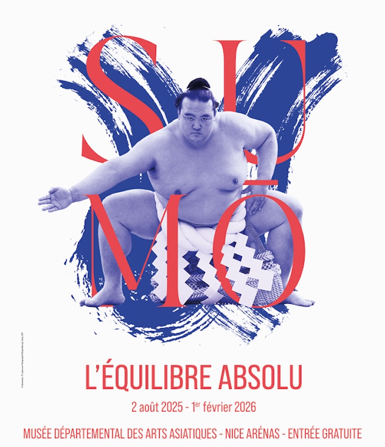 Poster for exhibition in Nice - Sumō - L'équilibre absolu