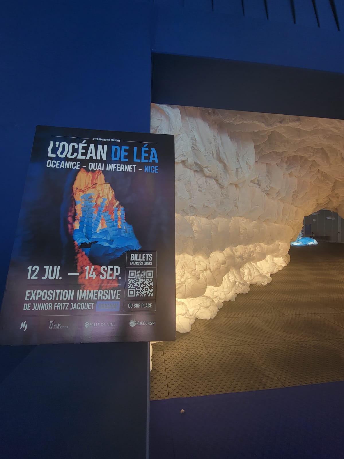 Léa's Ocean by Junior Fritz Jacquet - expo in Nice