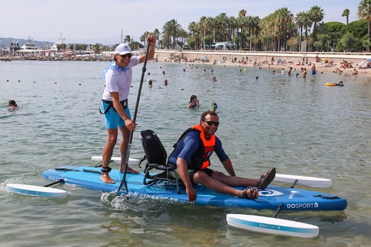 Handiplage in Cannes, all inclusive beach - photo Mairie de Cannes