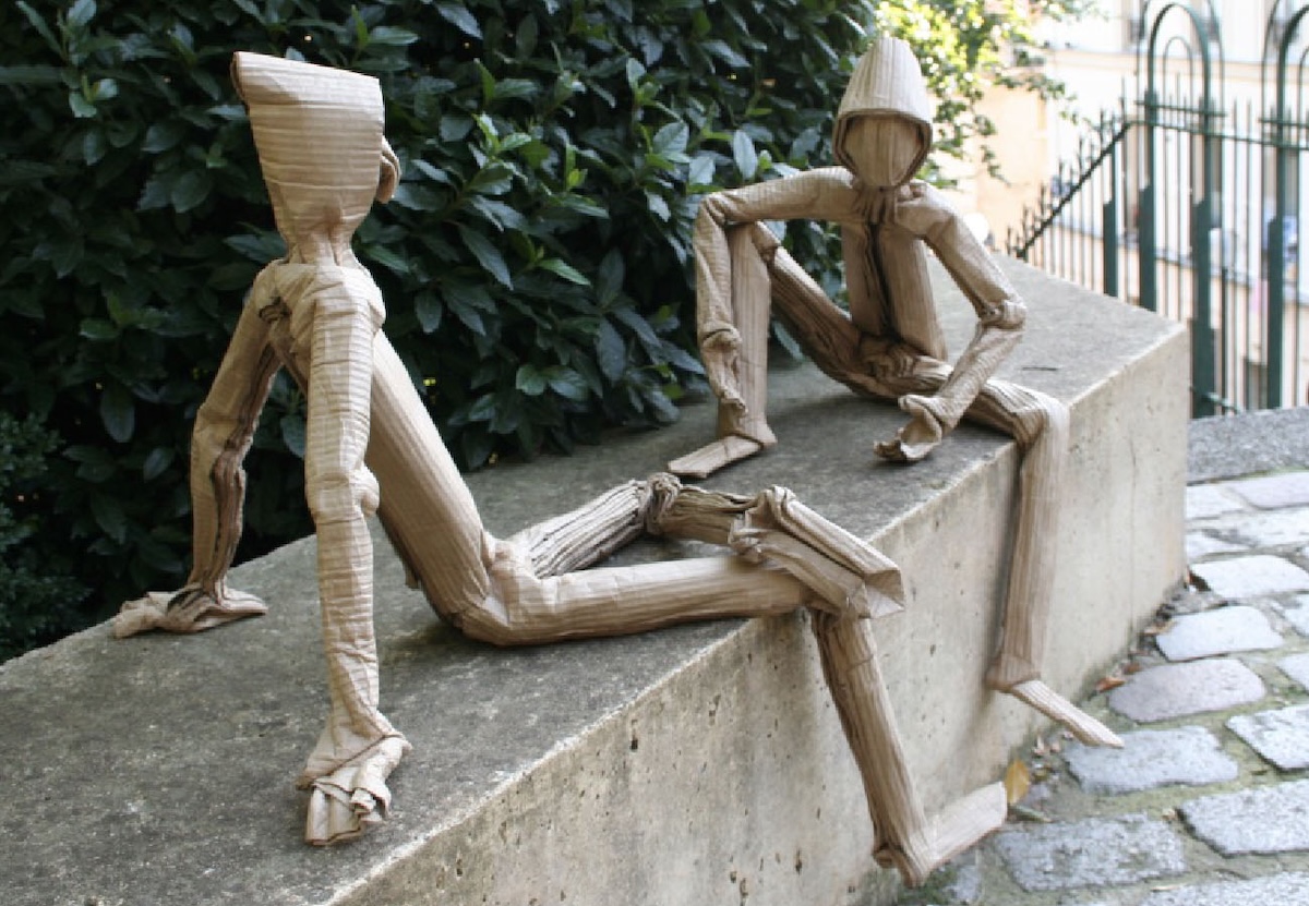Selection sculpture Bonhomme Cannelle by Junior Fritz Jacquet