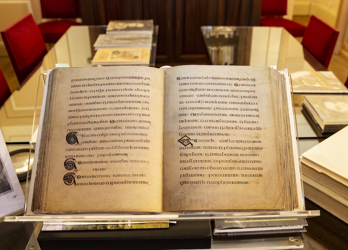 The Princess Grace Irish Library - ancient manuscript
