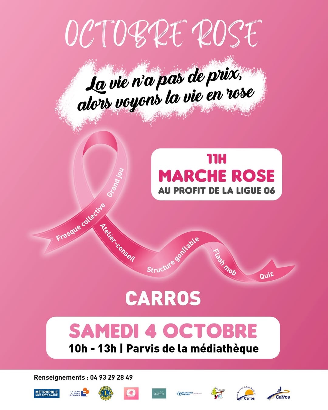 Pink March October 2025 poster