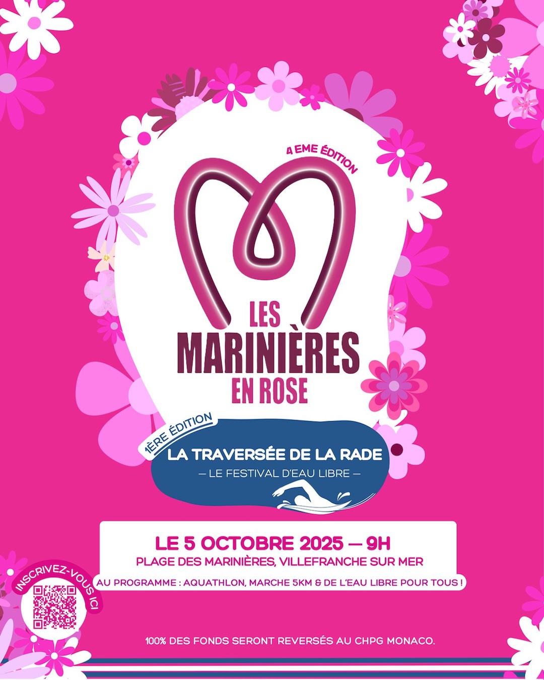 Les Marinières Rose poster