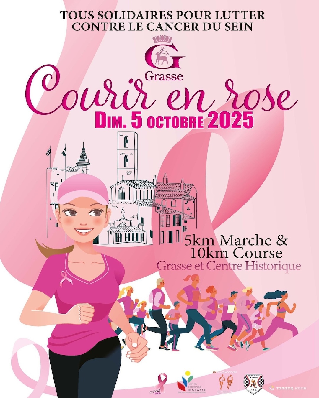 Courir en rose in Grasse Oct 2025