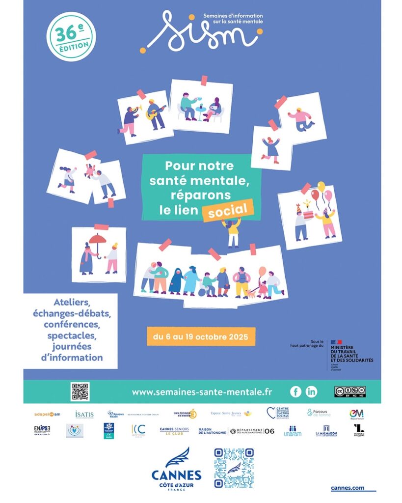 SISM 2025 in Cannes, Mental Health Awareness fortnight