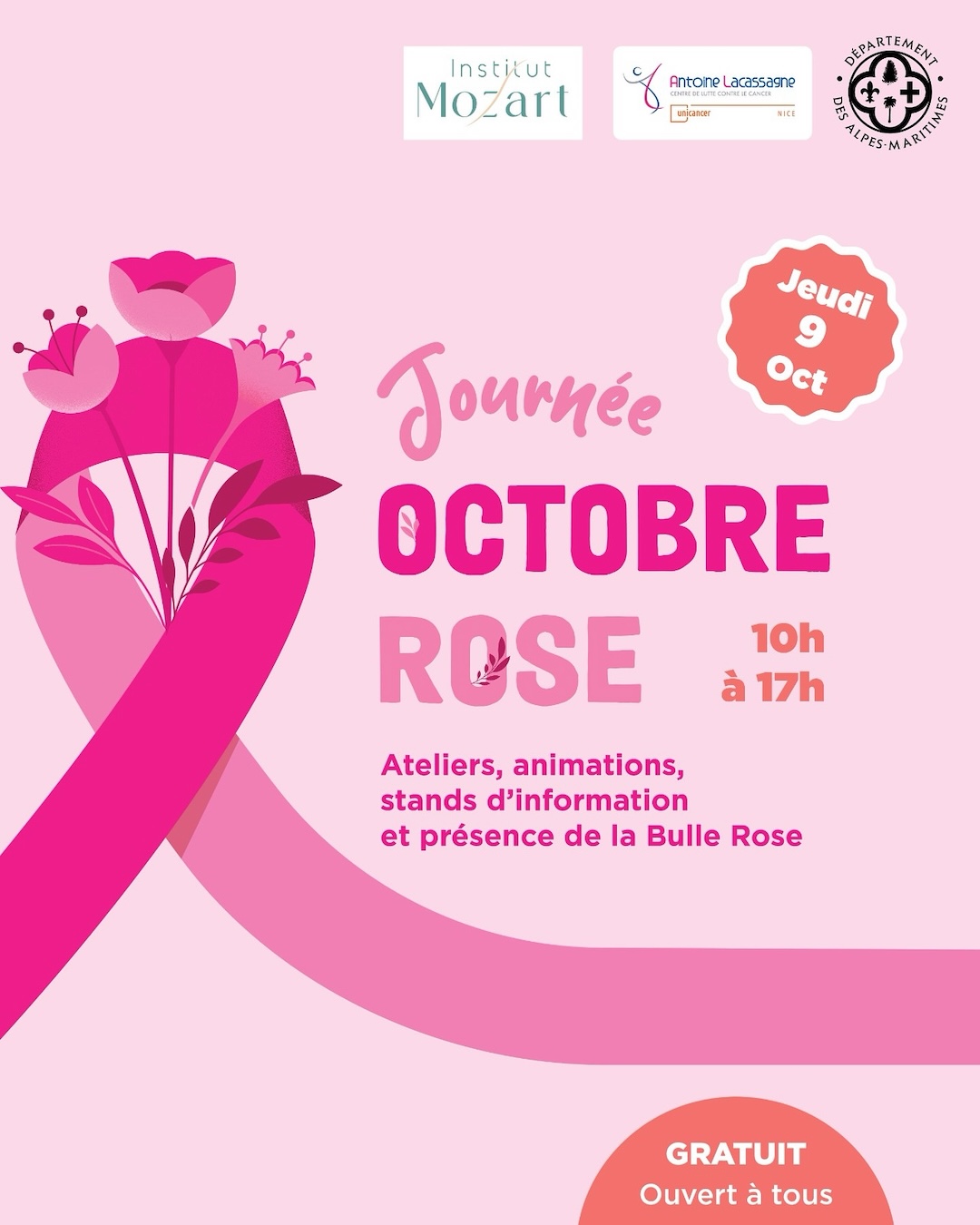 Journée OCTOBRE ROSE Institut Mozart
