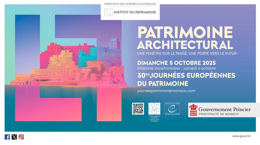 Poster for Monaco Journées Éuropéennes du Patrimoine 2025