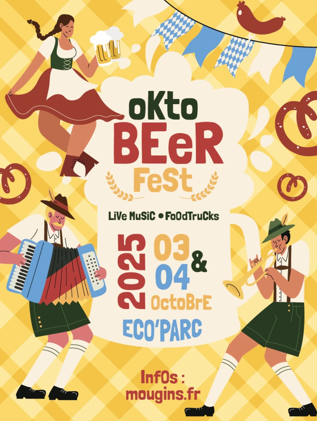 Poster for Oktobeerfest in Mougins