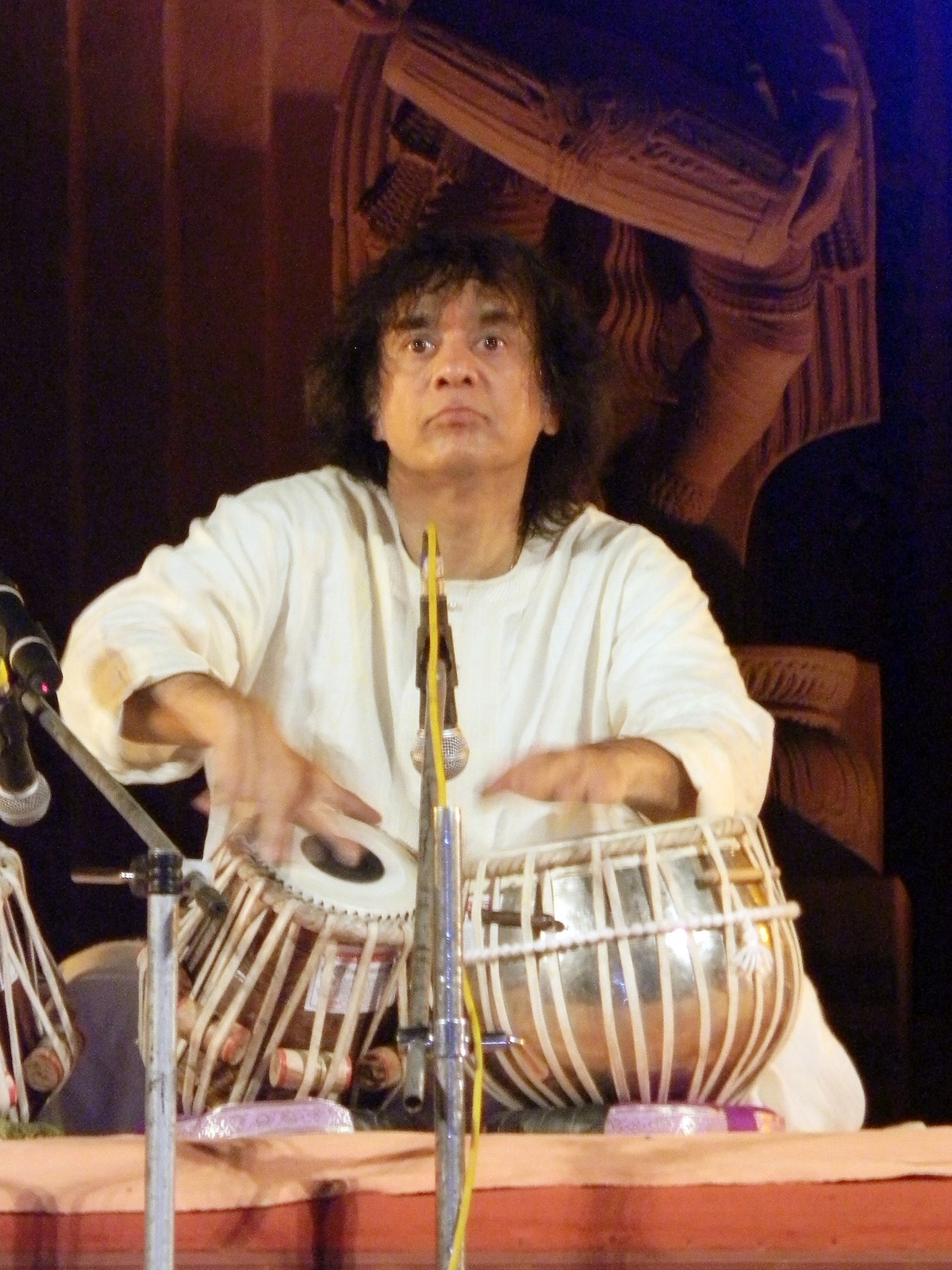 Zakir Hussain By Krupasindhu Muduli on Wikimedia Commons