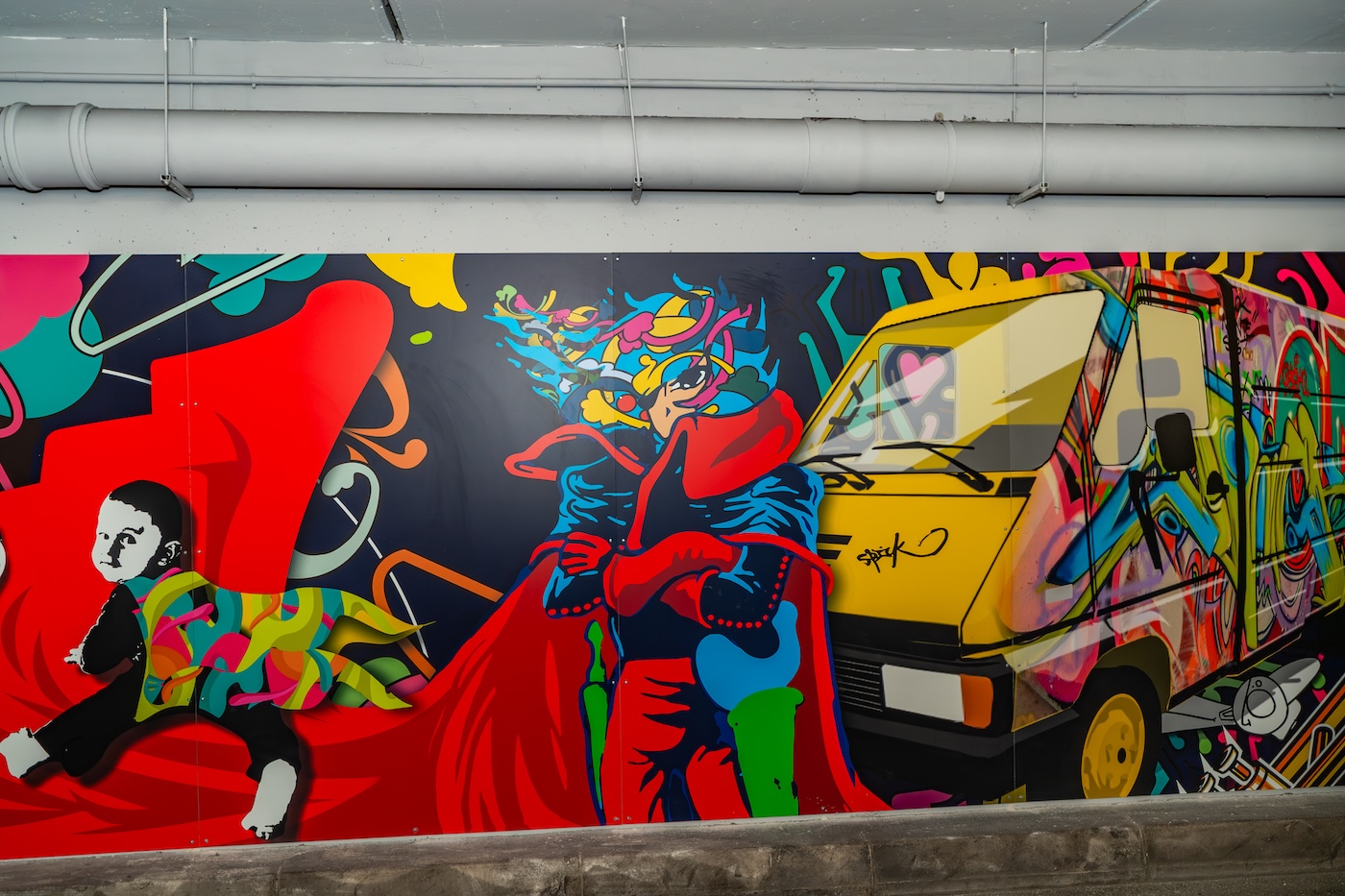 Fresque tunnel Ferrage HD2 - © Mairie de Cannes