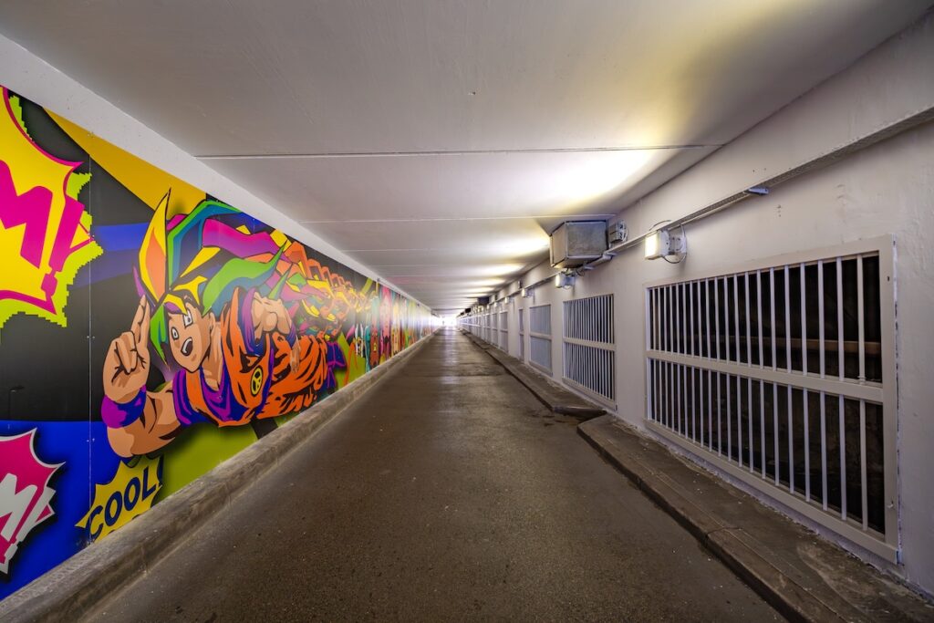 Fresque tunnel Ferrage HD2 - © Mairie de Cannes