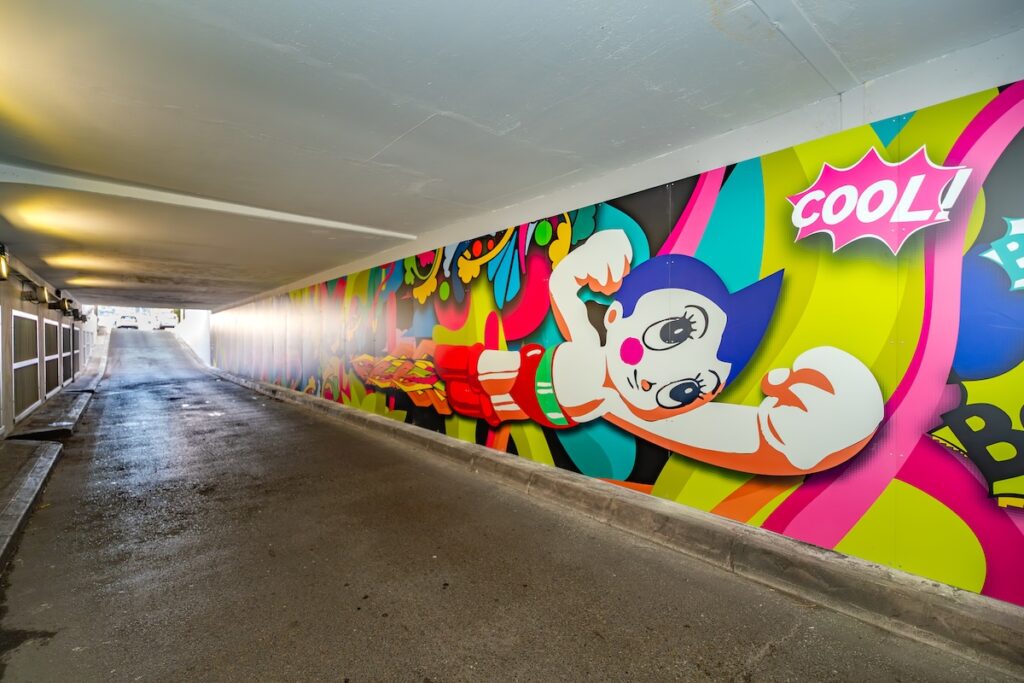 Fresque tunnel Ferrage HD2 - © Mairie de Cannes