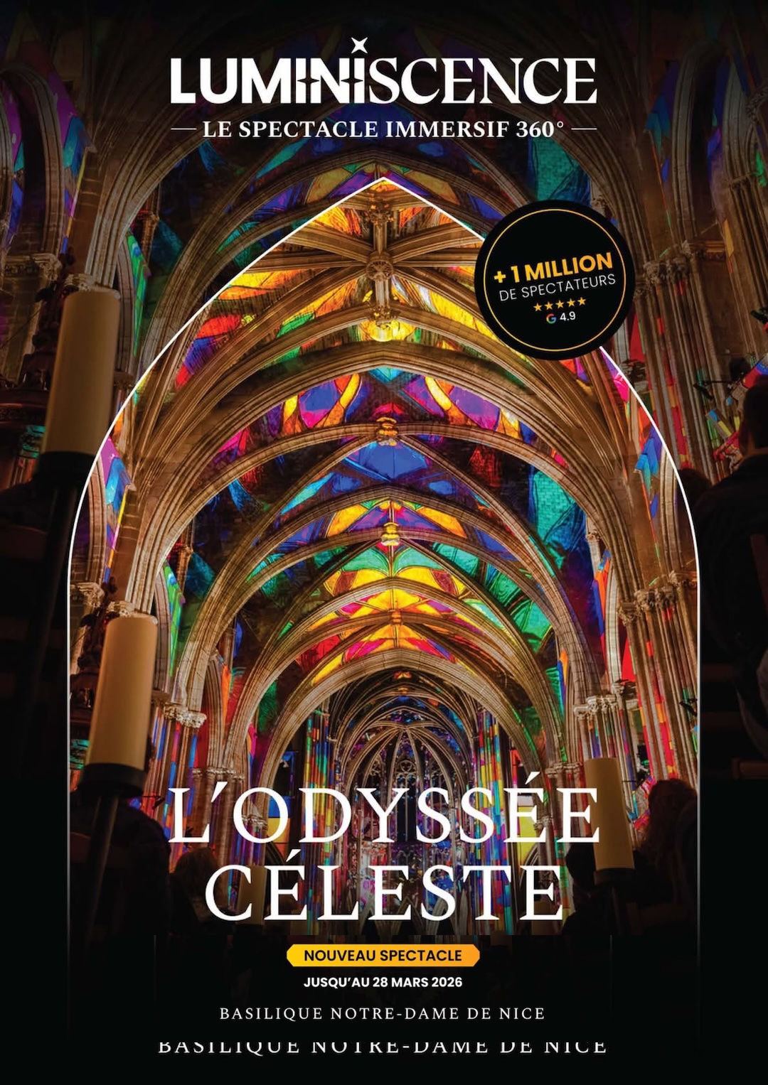 L'Odysée Celeste by Luminiscence in Nice