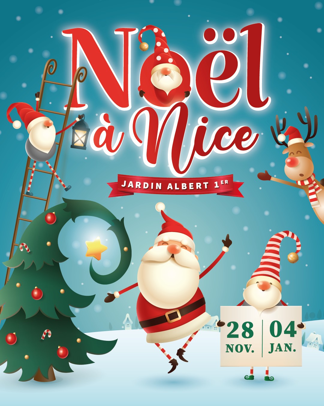 Christmas in Nice poster