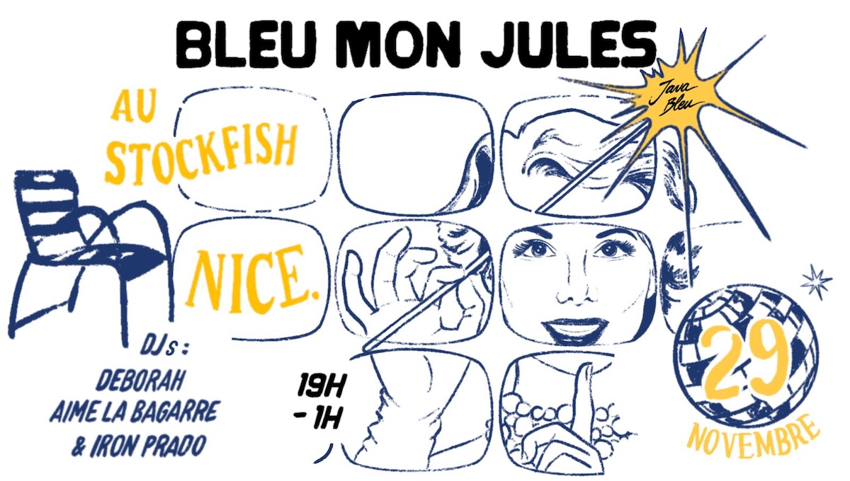 Bleu mon Jules at Stockfish in Nice