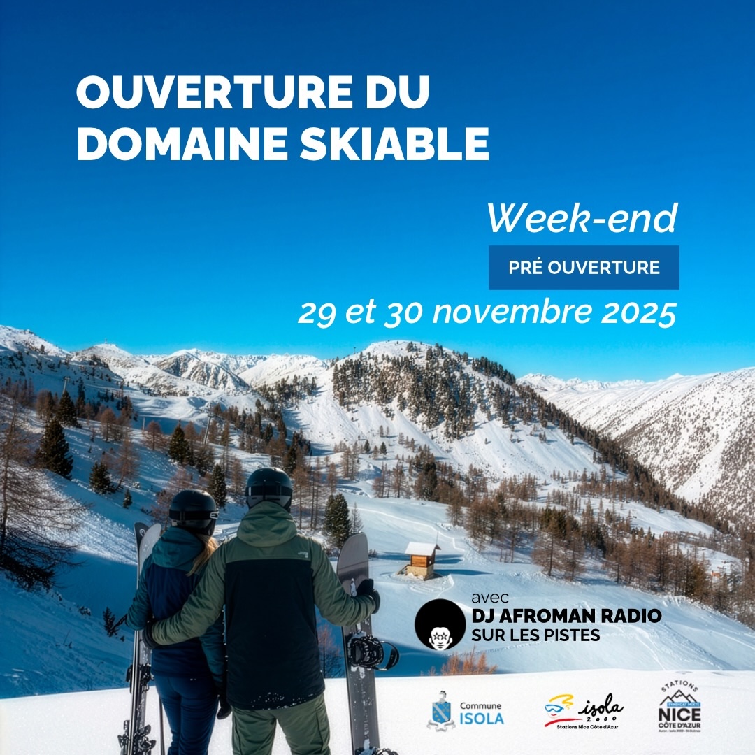 Isola 2000 ski resort opens end of November 2025