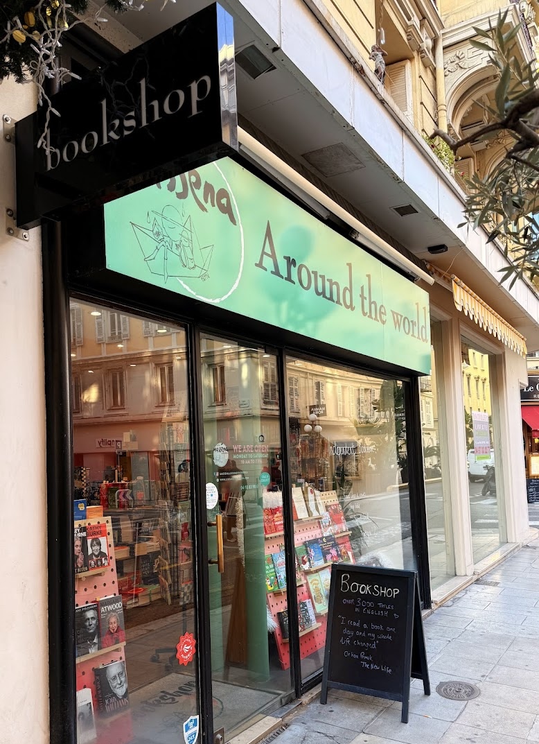 Masséna Around teh World bookstore in Nice