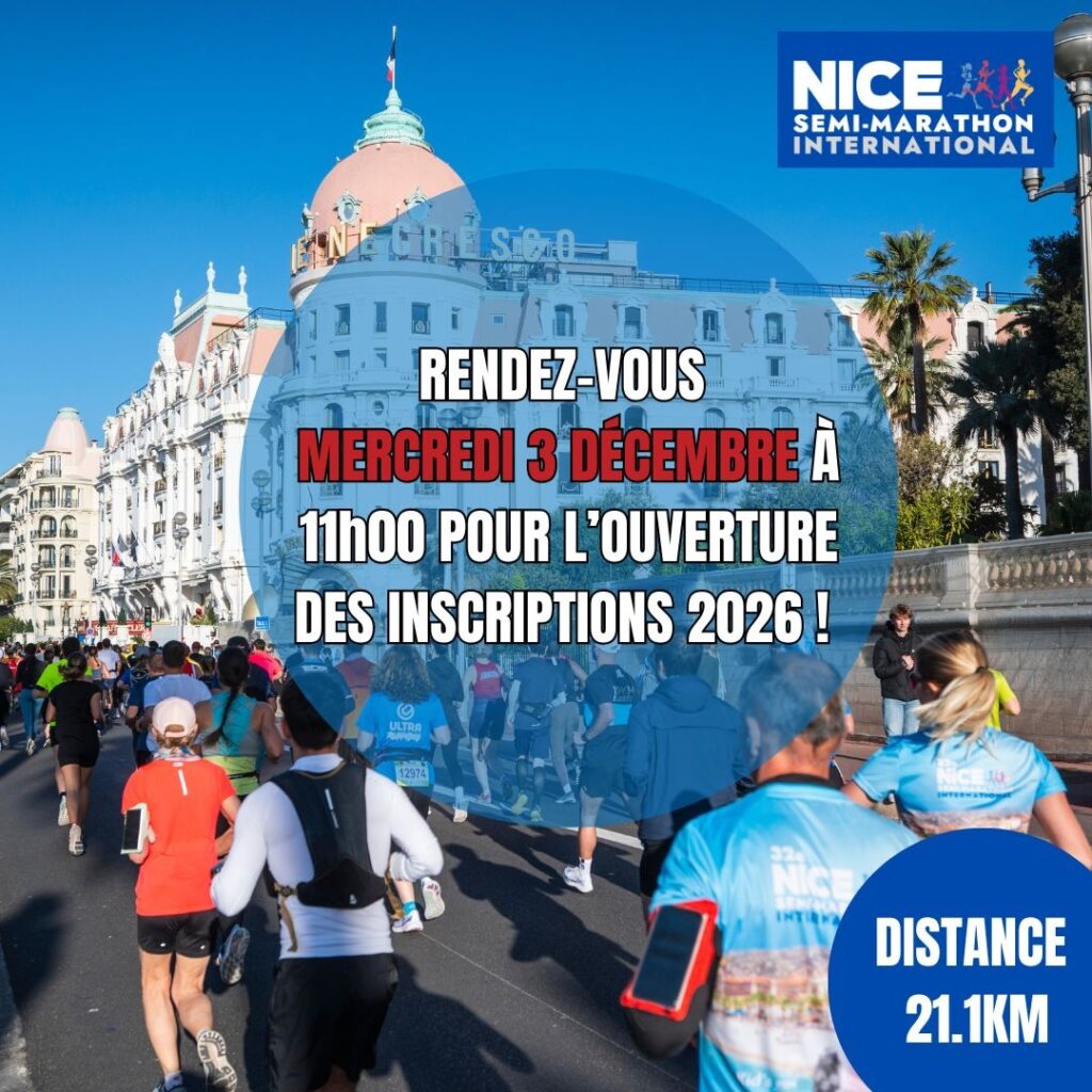 Nice Half Marathon 2026 opens for entries today