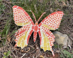 Chrystelle Dugimont mosaic butterfly