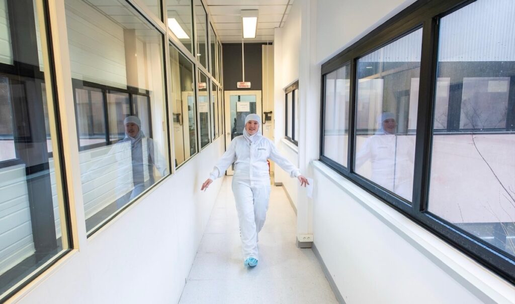 Chrystelle Dugimont at Thales Alenia Space - photot credit Christophe Lepetit