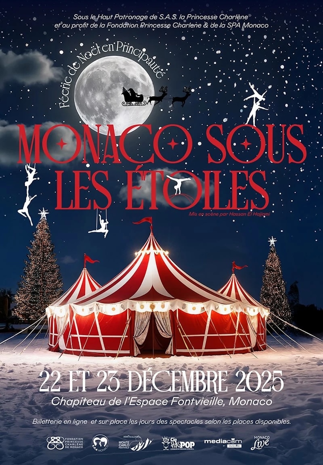 Monaco sous les étoiles poster