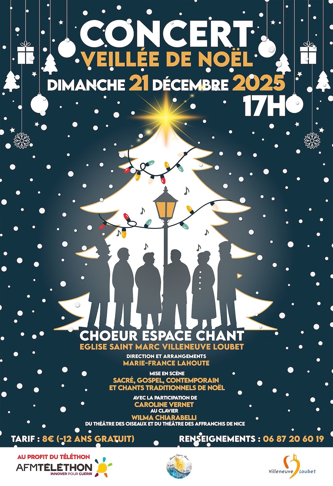 Christmas concert in Villeneuve-Loubet