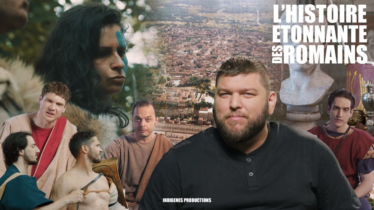 L'Histoire Étonnante des Romains - affiche © Indigènes Productions