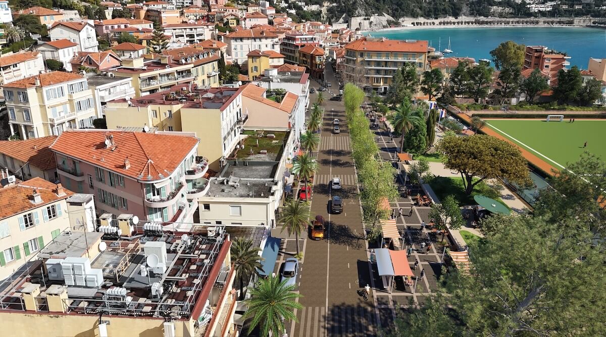 Villefranche-sur-Mer - L'Octroi aerial view