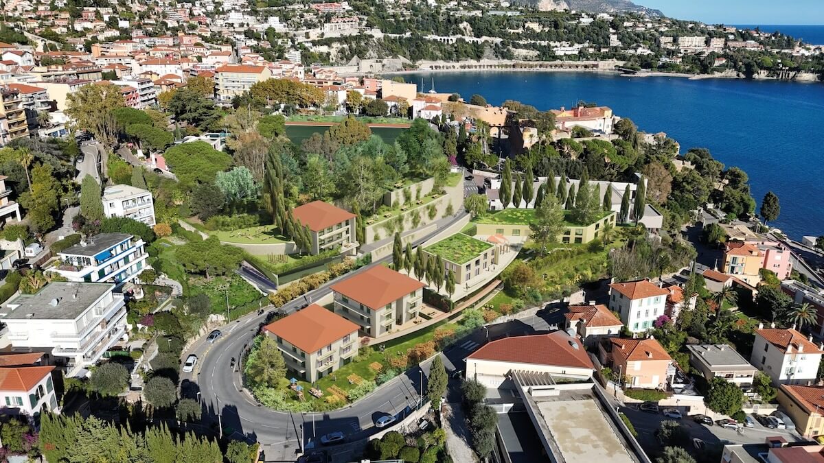 Villefranche-sur-Mer - aerial view