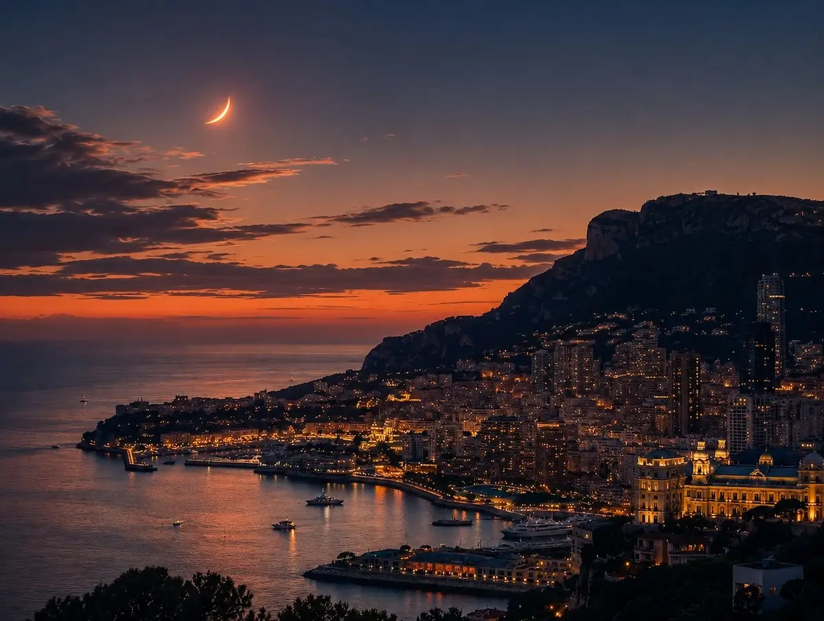 solar eclipse French Riviera