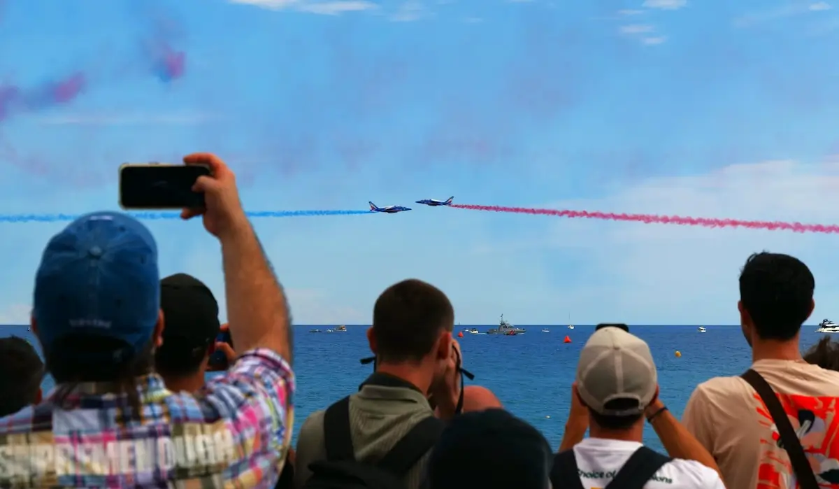 French Flyair - Patrouille de France Menton, 2025 - photo © Ville de Menton