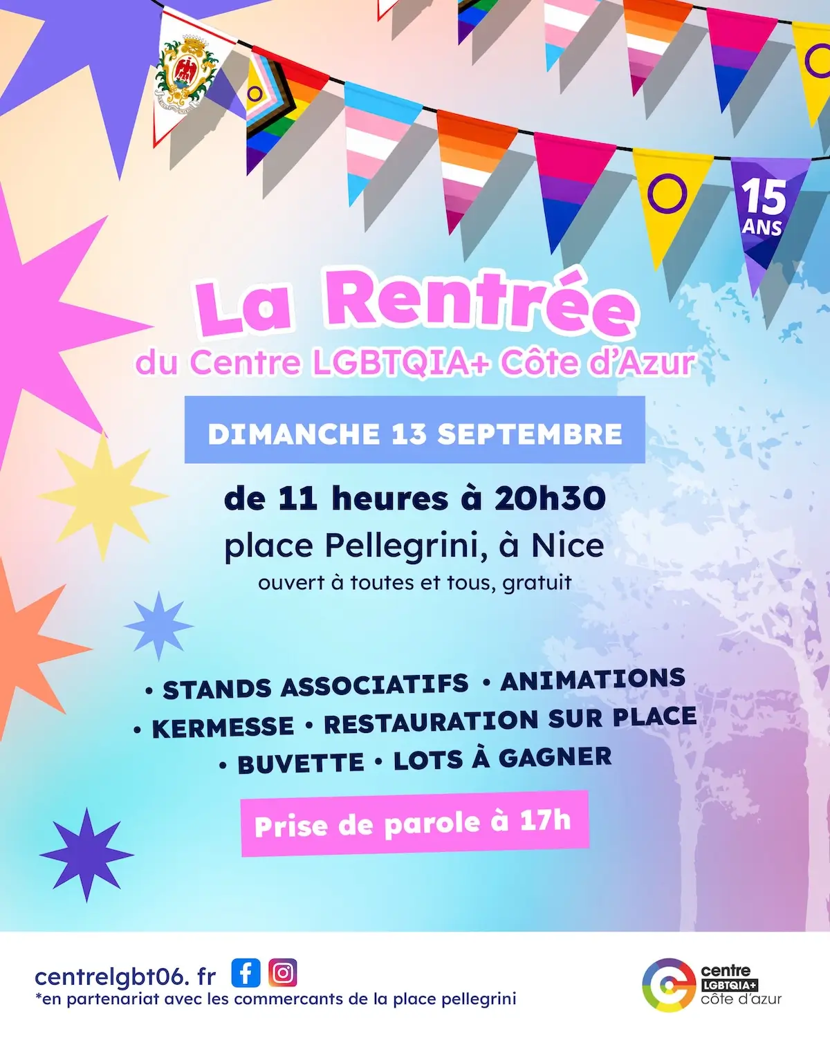 Centre LGBT 06 rentree 2026 poster