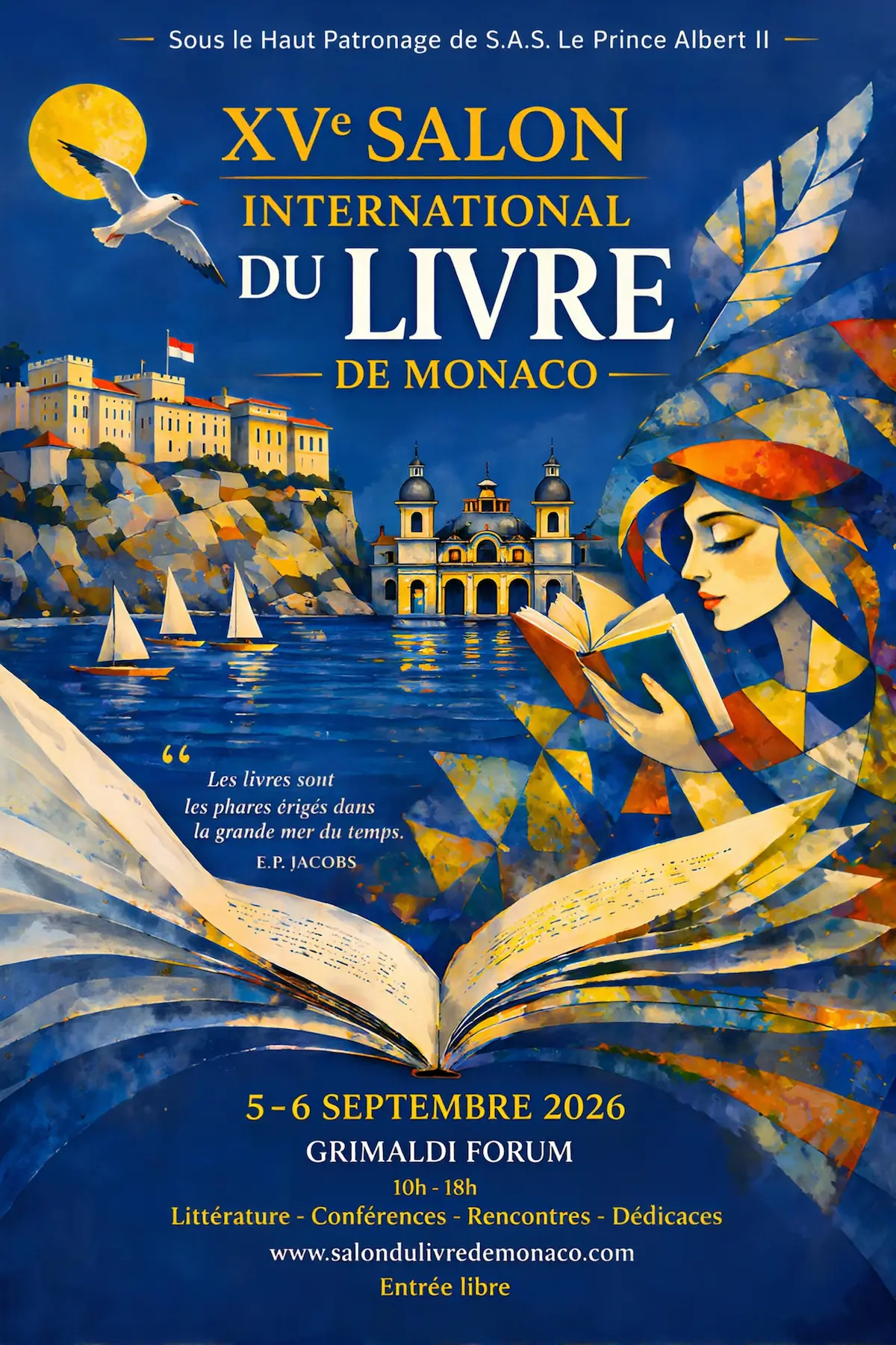 Affiche Salon International du Livre de Monaco 2026