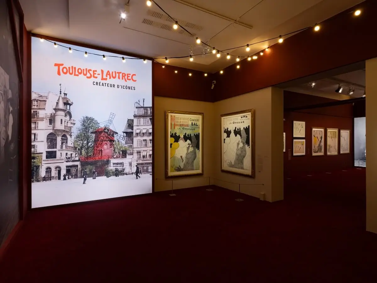 Exposition Toulouse-Lautrec createur d'icones--Culturespaces Thomas Garnier