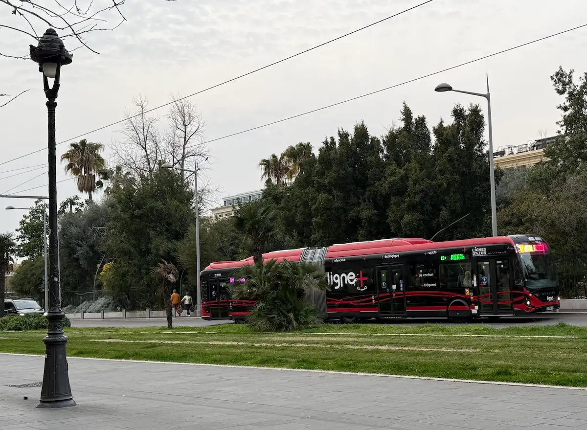 Lignes d'Azur bus in Nice