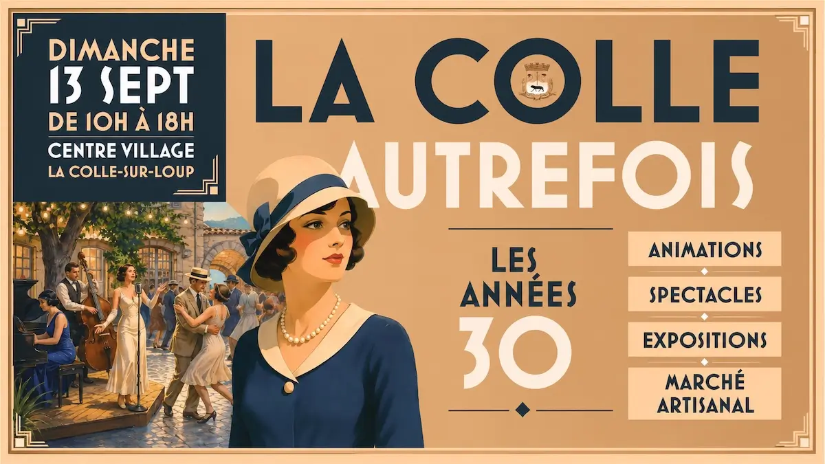 Affiche La colle autrefois