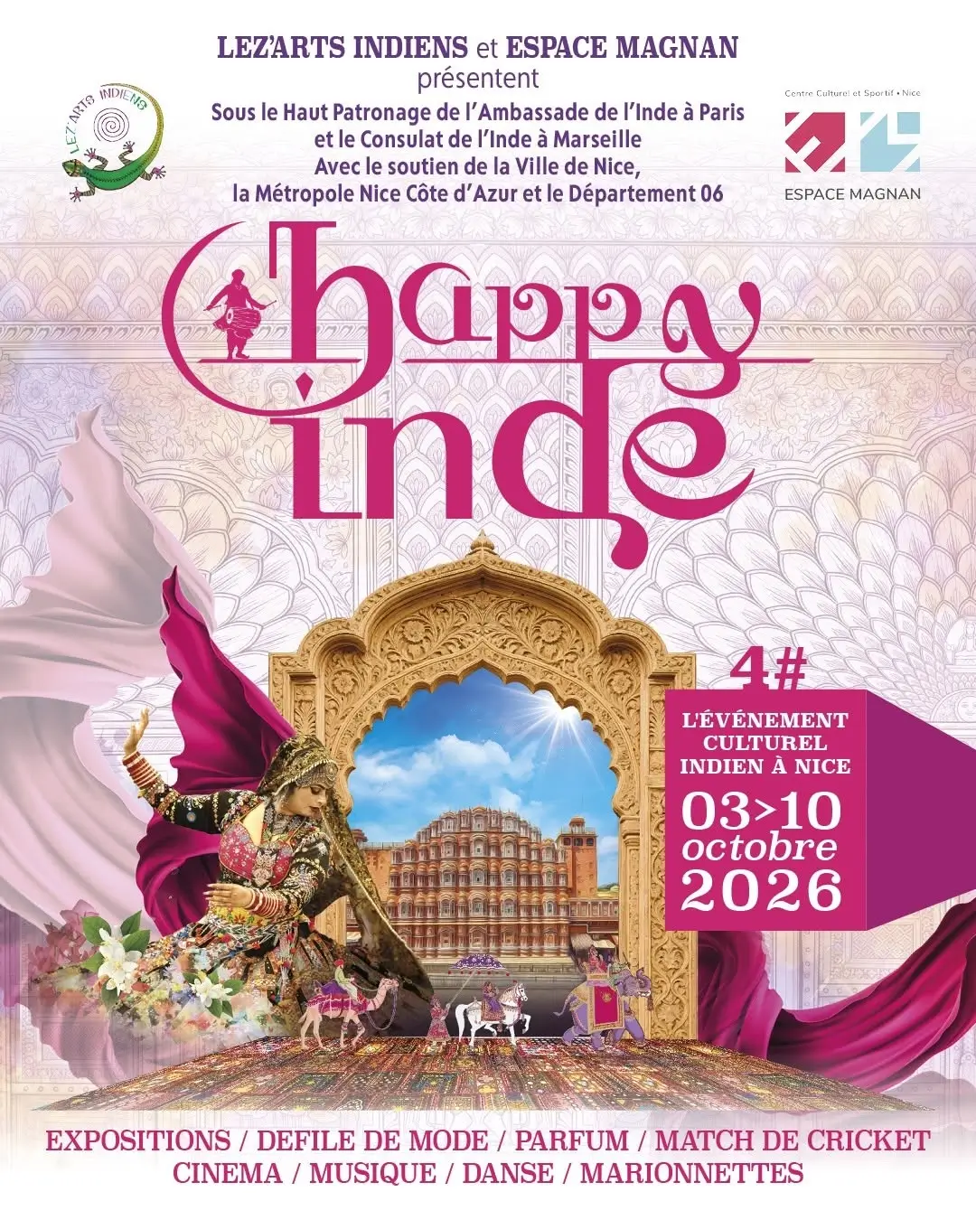 Happy Inde poster 2026 in Nice