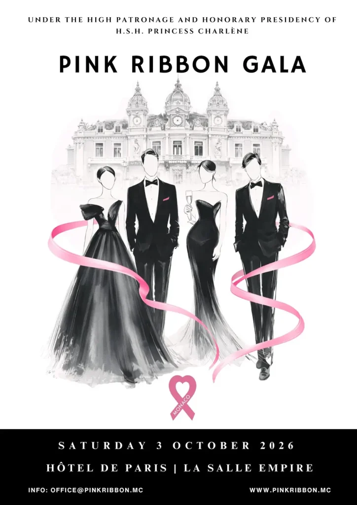 PINK RIBBON MONACO - affiche 2026 GALA