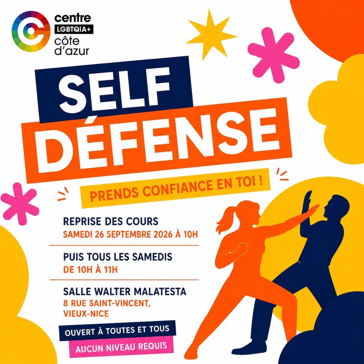 Self-defence classes in Vieux Nice