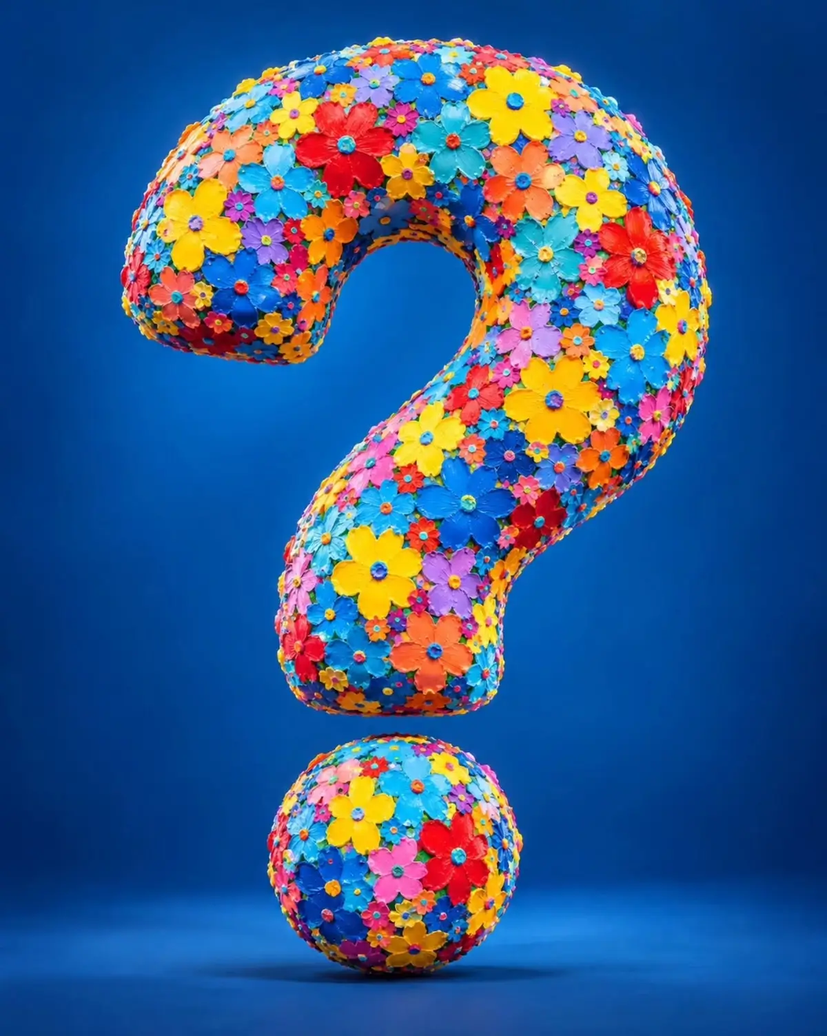 Alex Doll Floral Question Mark