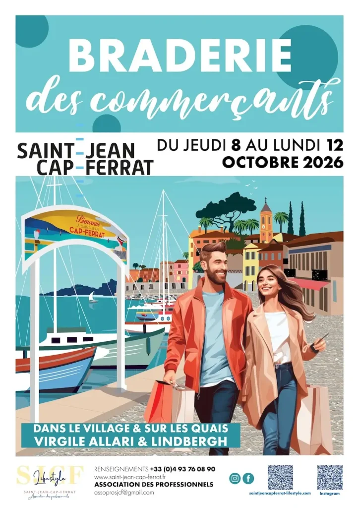 Saint-Jean-Cap-Ferrat - Braderie des Commerçants poster