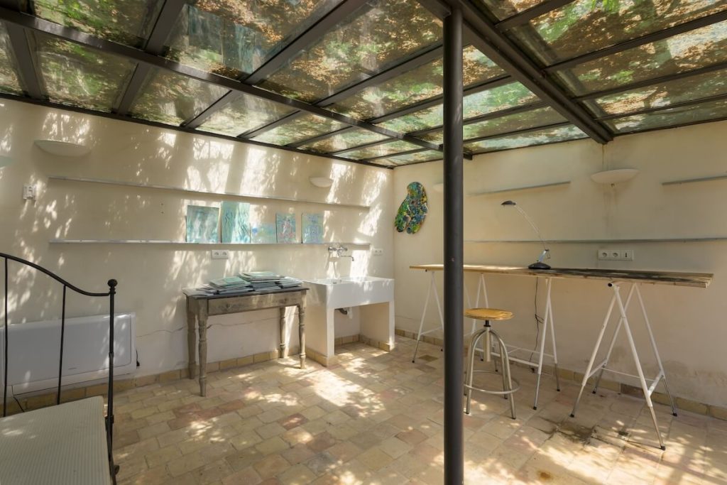Rental property of the week Châteauneuf-Grasse - covered area