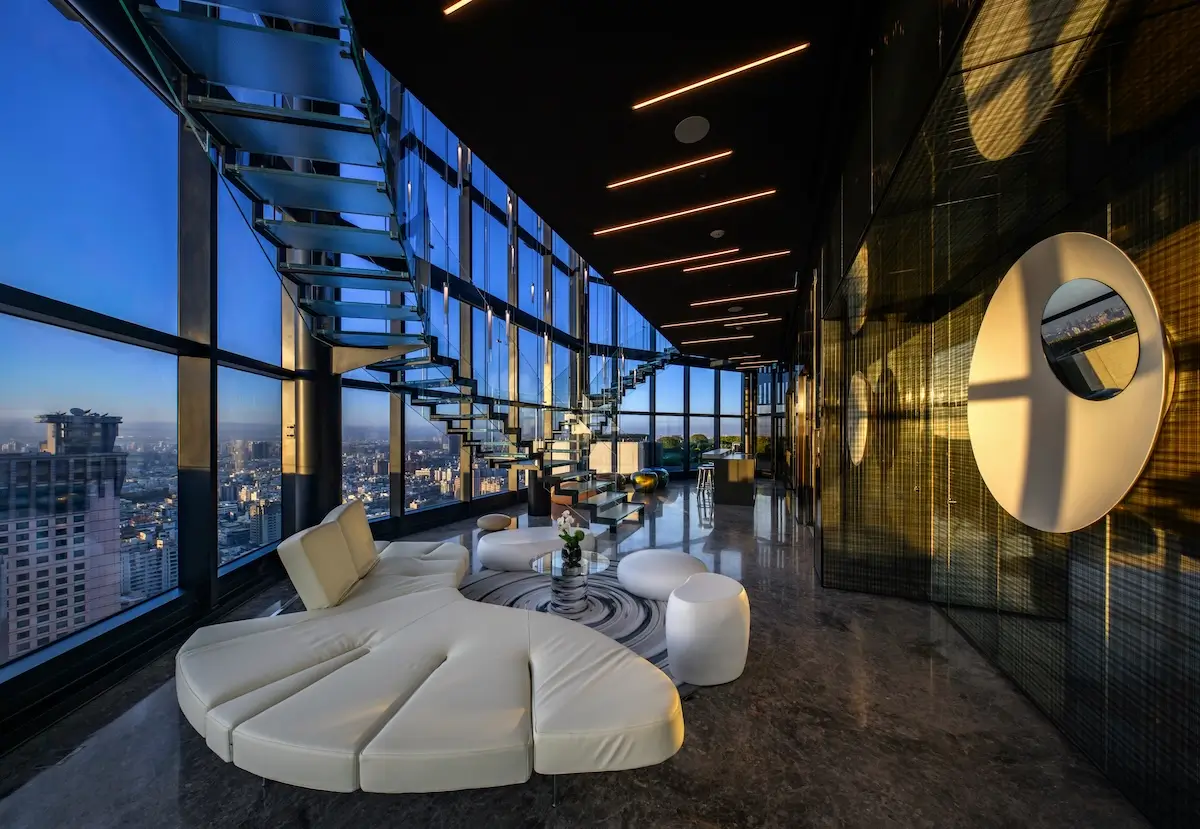 THE COLUMNS TAIWAN interior by Shirine Zirak
