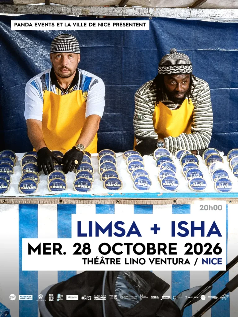 Isha x Limsa poster for Nice concert